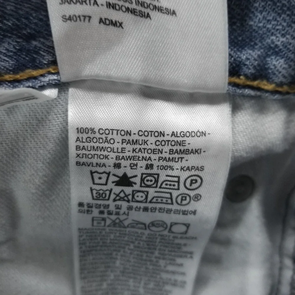 Levis 550 Shorts Mens 38 Blue Denim Bermuda Relaxed Fit 11